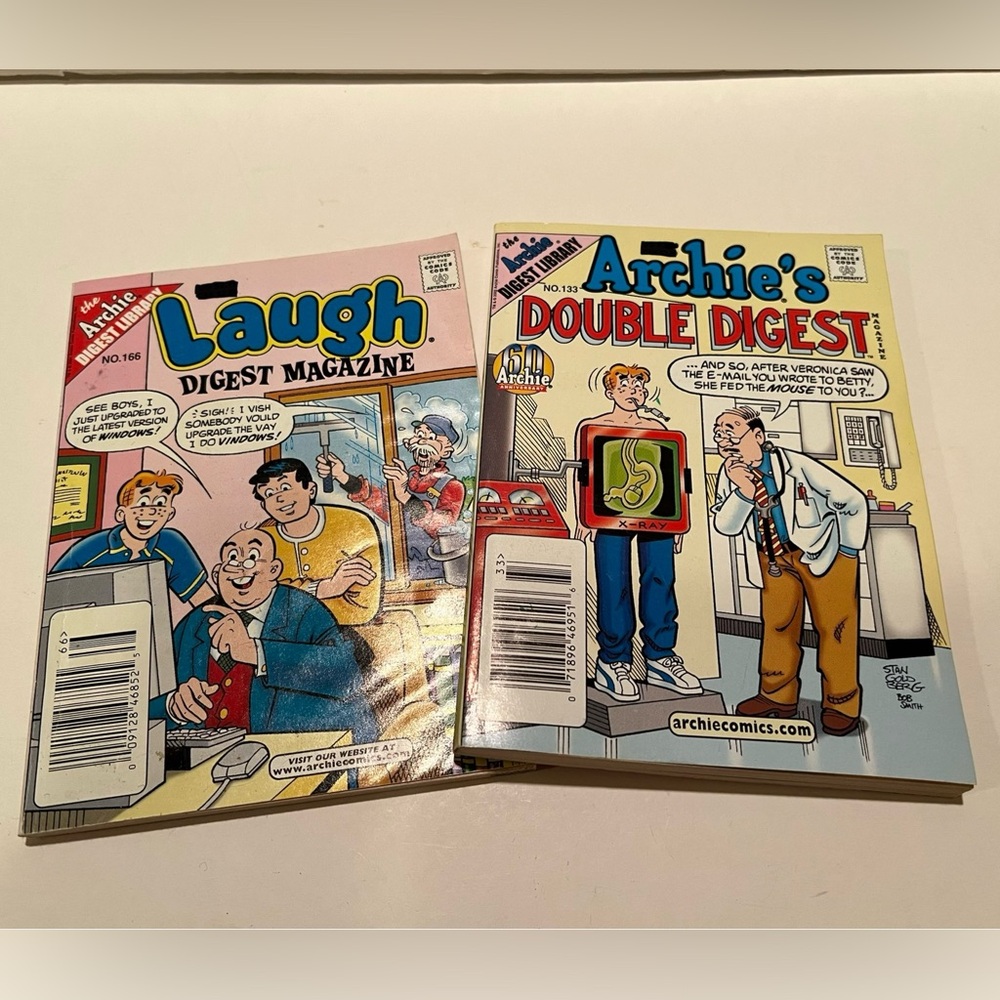 LOT OF 2 KID’S COLLECTIBLE ARCHIE COMIC BOOKS.